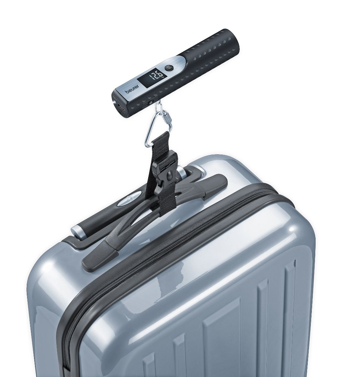 Cân hành lý thông minh có chức năng sạc pin Beurer LS50 LS50 Black Trolley